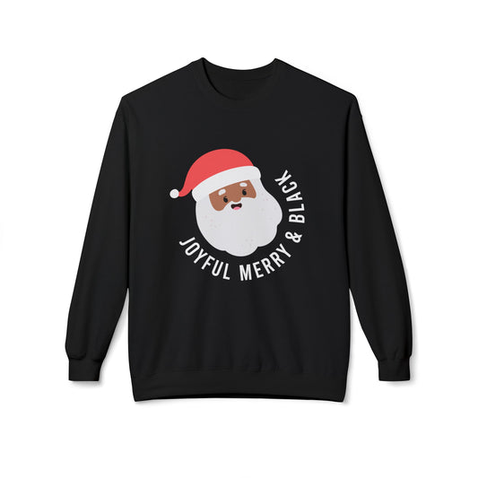 Joyful Merry & Black Sweatshirt