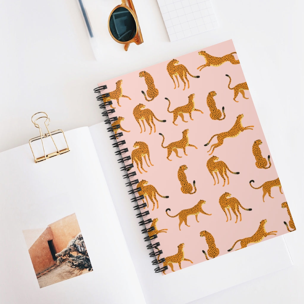 Pink Cheetah Notebook