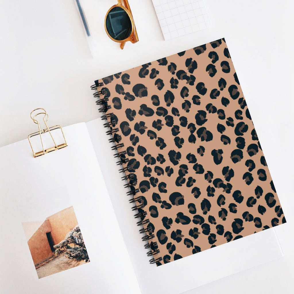 Signature Leopard Spiral Notebook