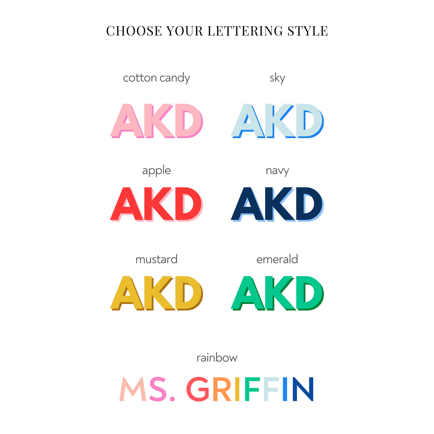 Personalized Modern Bold Notepad