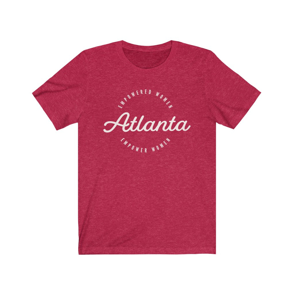 Printify EMPowered Atlanta Women T-Shirt Heather Red / 2XL