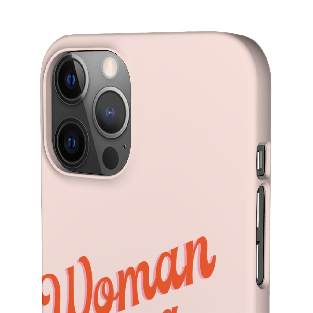 Woman on a Mission -Pink- Tough Phone Case