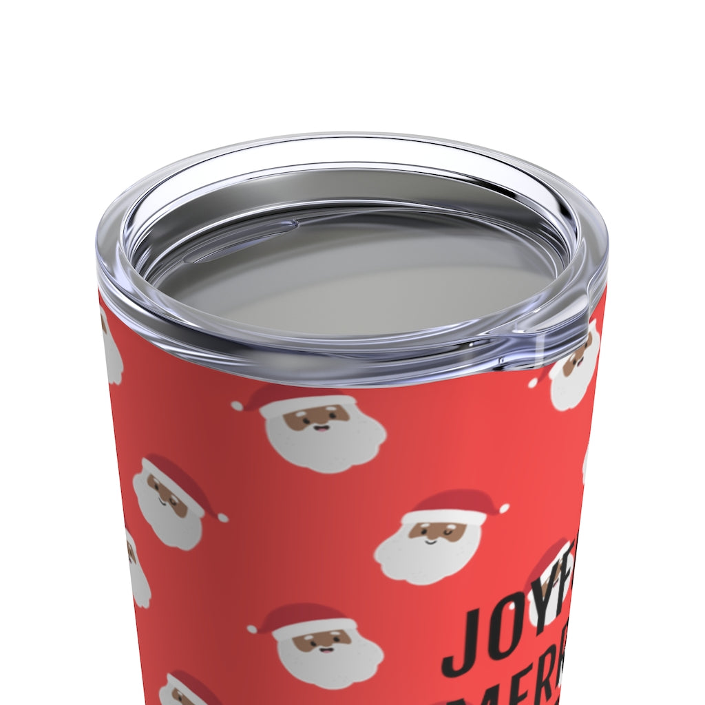 Joyful Merry & Black Tumbler - 20 oz