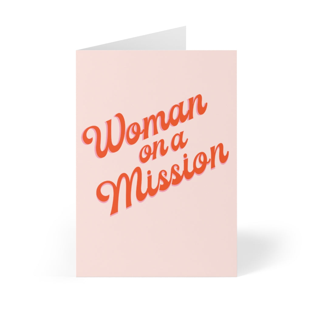 Woman on a Mission Folded Cards