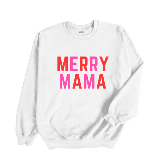 Merry Mama Crewneck Sweatshirt