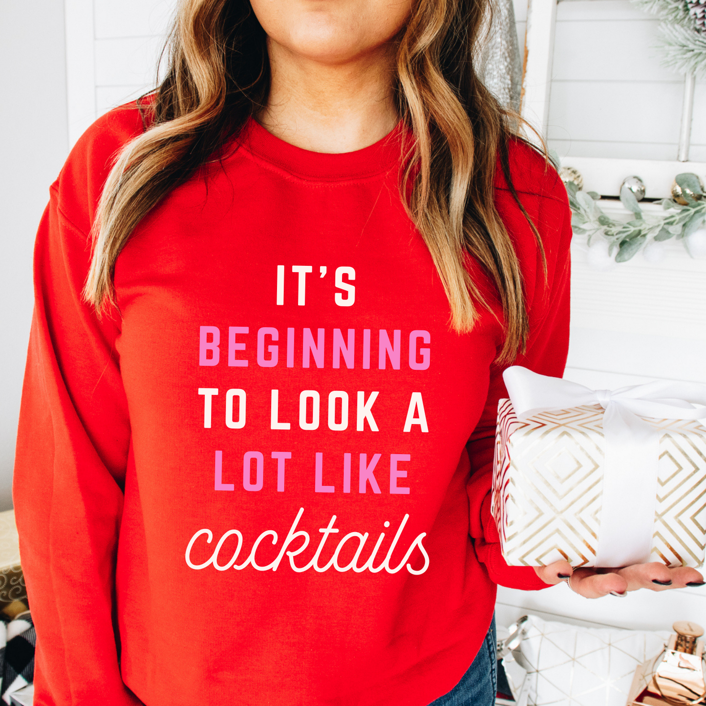 It's beginning to look a lot like cocktails Sweatshirt