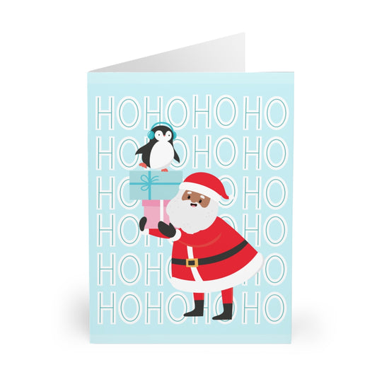 Santa's Little Helper Folded Greeting Cards
