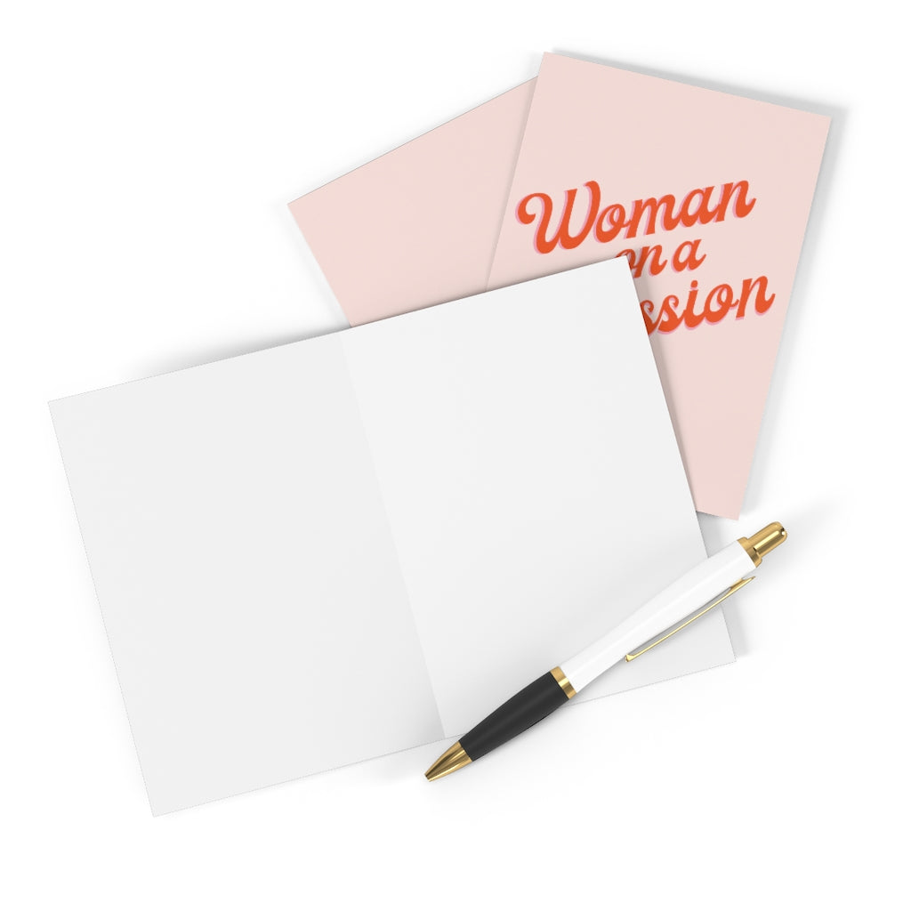 Woman on a Mission Folded Cards