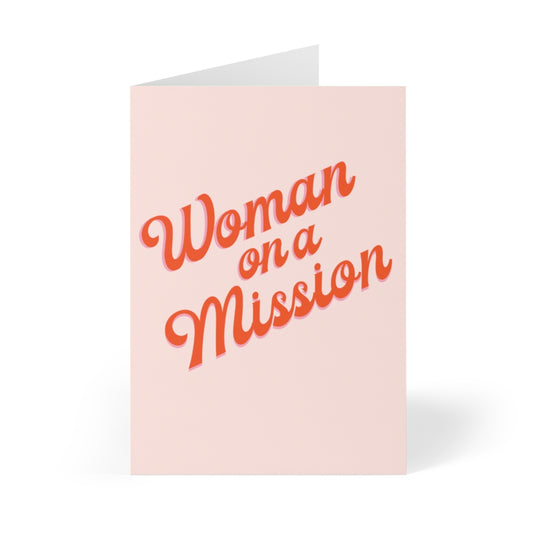 Woman on a Mission Folded Cards