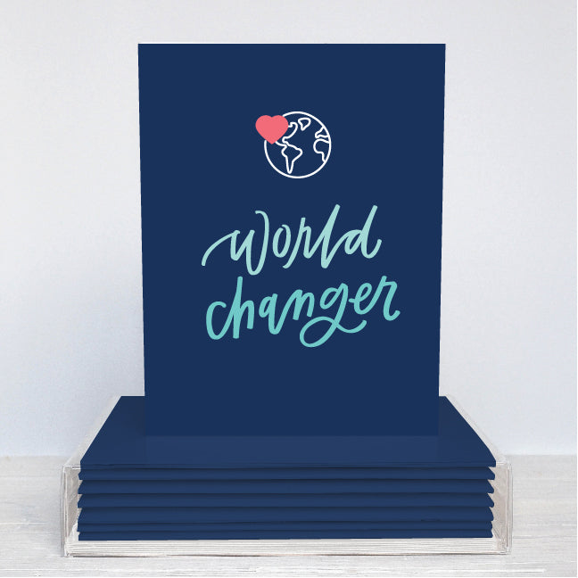 World Changer folded cards